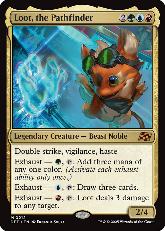 Loot, the Pathfinder (DFT-212) - [Aetherdrift] Foil