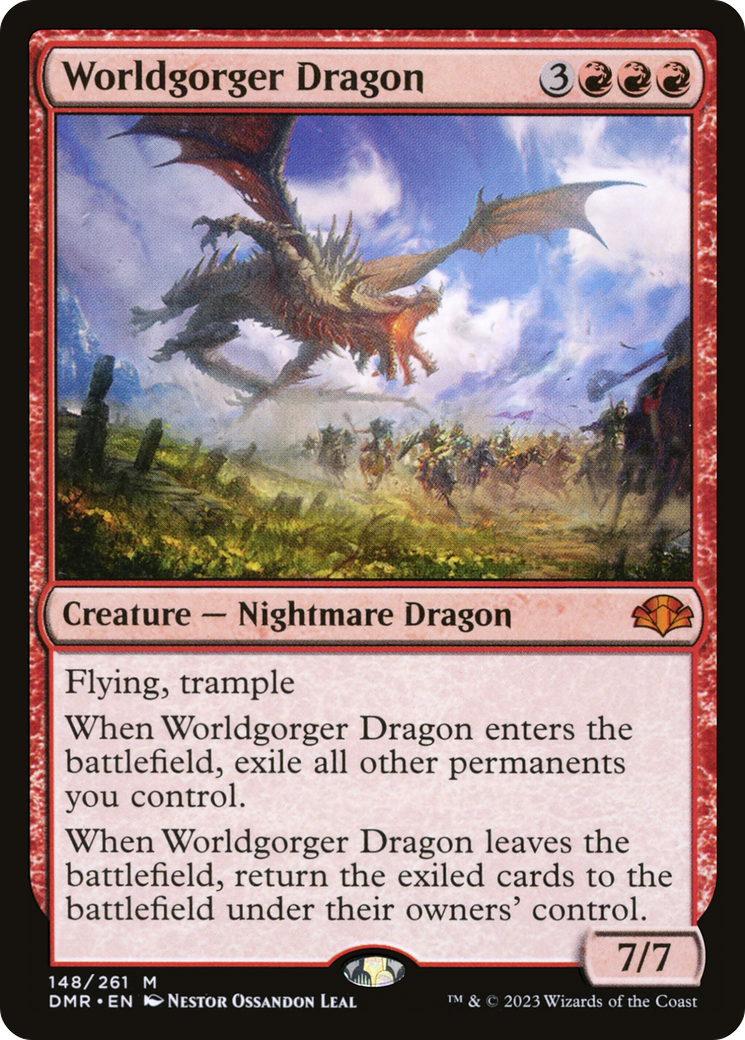 Worldgorger Dragon (DMR-148) - [Dominaria Remastered] Foil