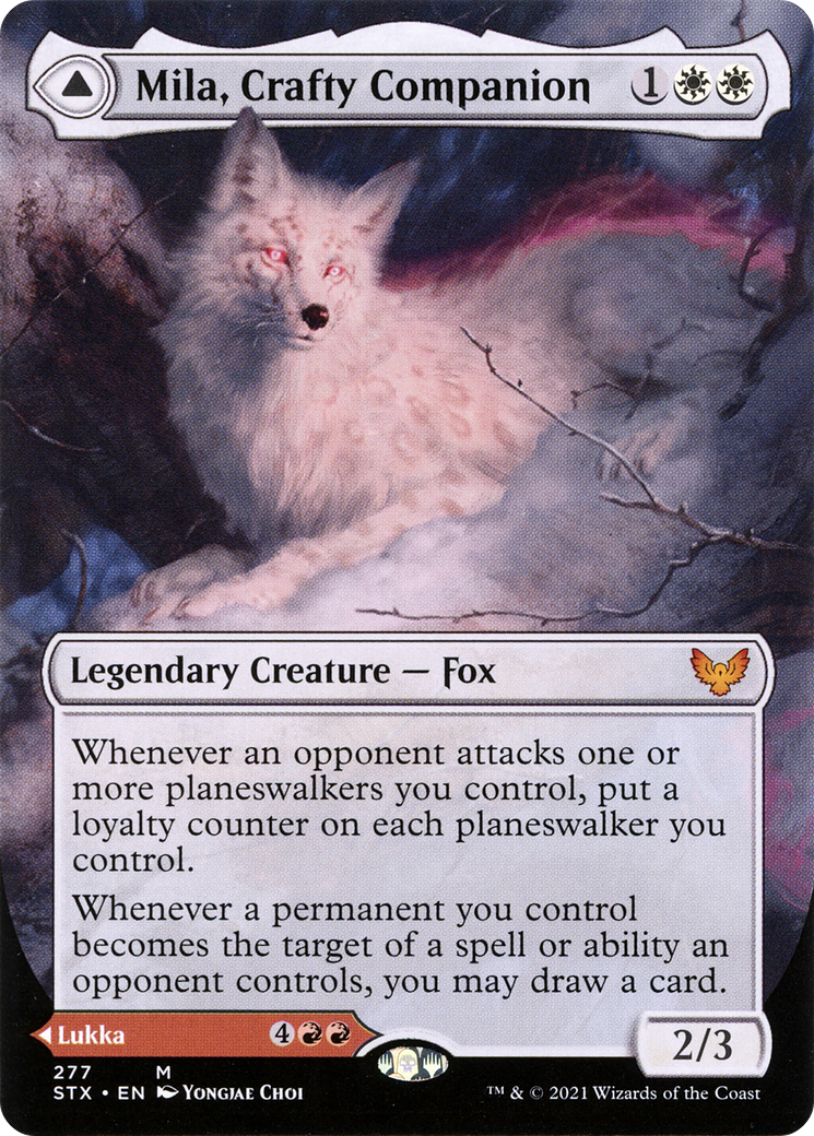 Mila, Crafty Companion (Borderless) (STX-277) - [Strixhaven: School of Mages] (Borderless) Foil
