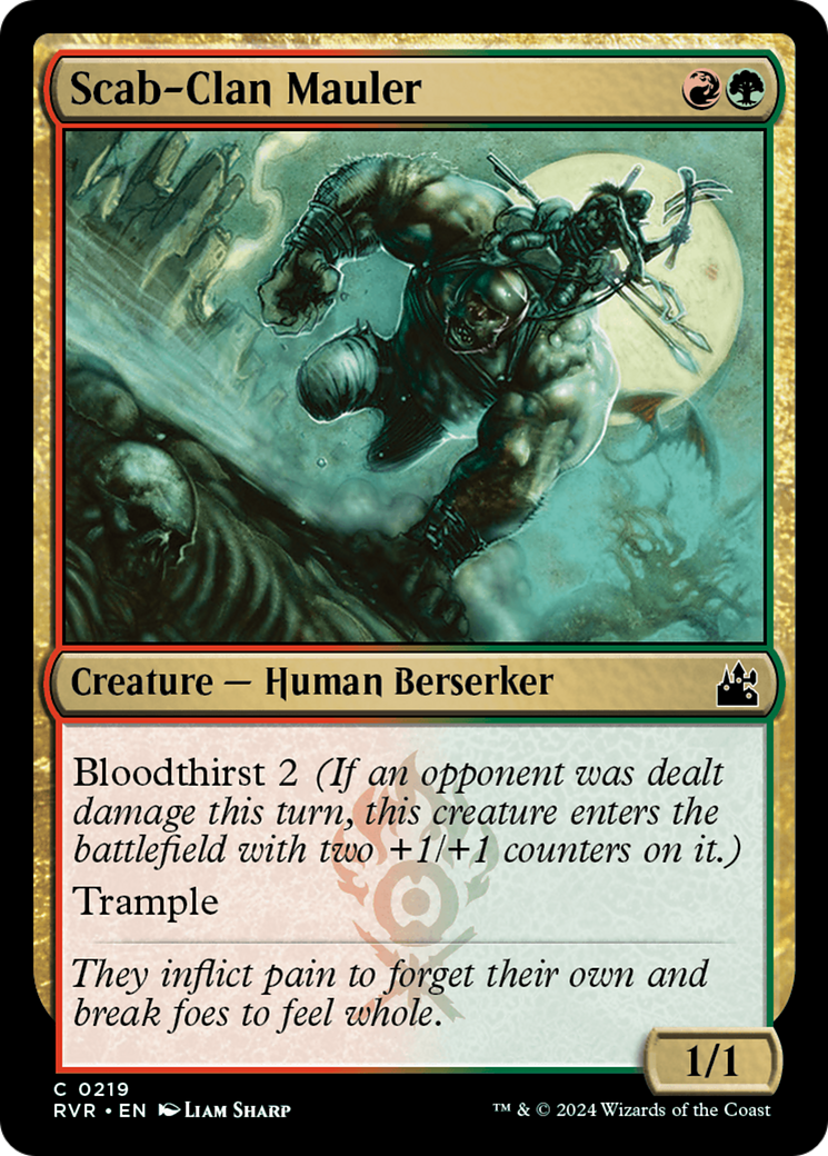 Scab-Clan Mauler (RVR-219) - [Ravnica Remastered]