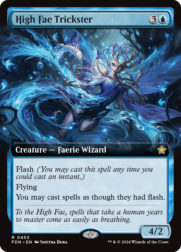 High Fae Trickster (FDN-453) - [Foundations]: (Extended Art) Foil