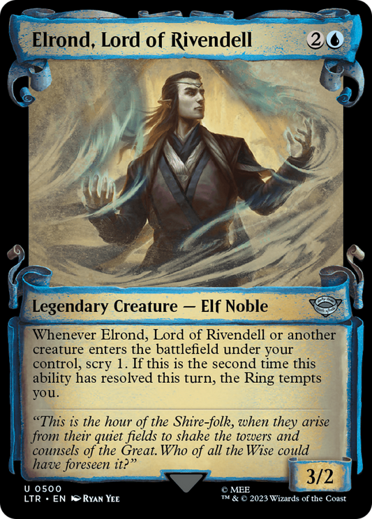 Elrond, Lord of Rivendell (LTR-500) - [The Lord of the Rings: Tales of Middle-earth]: (Showcase)