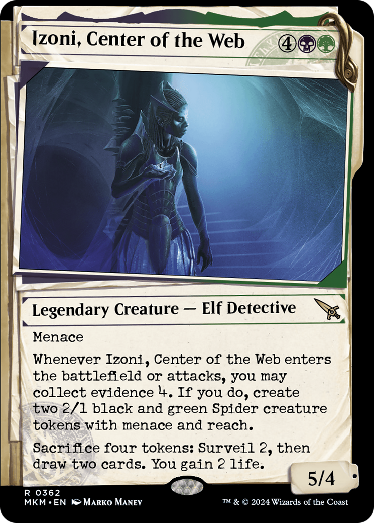 Izoni, Center of the Web (MKM-362) - [Murders at Karlov Manor]: (Showcase)