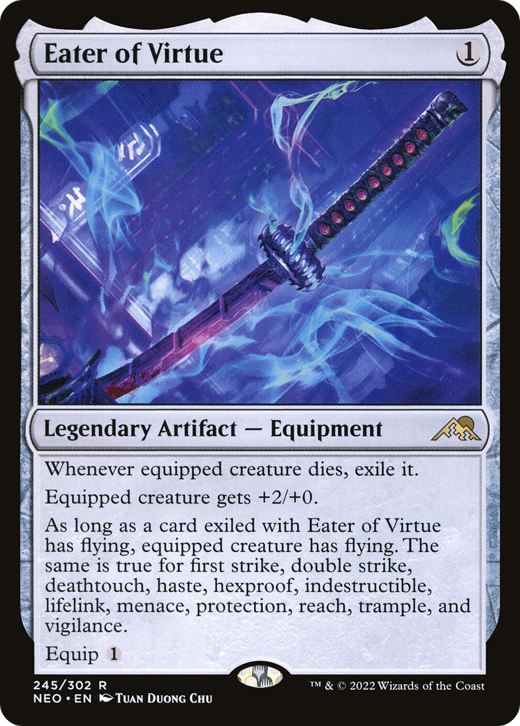 Eater of Virtue (NEO-245) - [Kamigawa: Neon Dynasty]