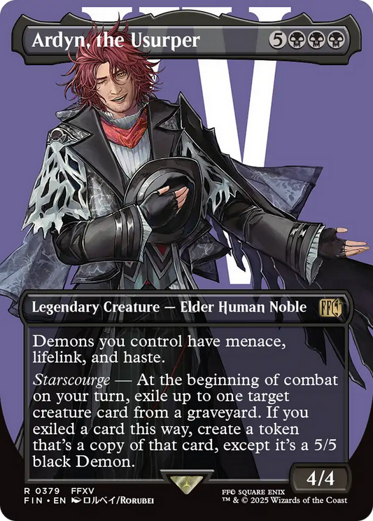 Ardyn, the Usurper (Borderless) (0379) (FIN-379) - [FINAL FANTASY] (Borderless) Foil