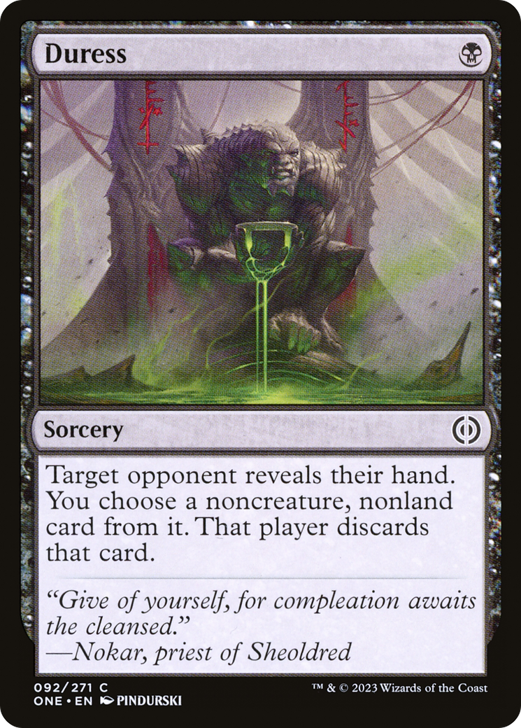 Duress (ONE-092) - [Phyrexia: All Will Be One]