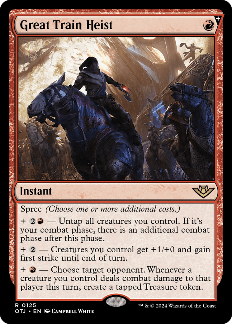 Great Train Heist (OTJ-125) - [Outlaws of Thunder Junction] : (spree) Foil
