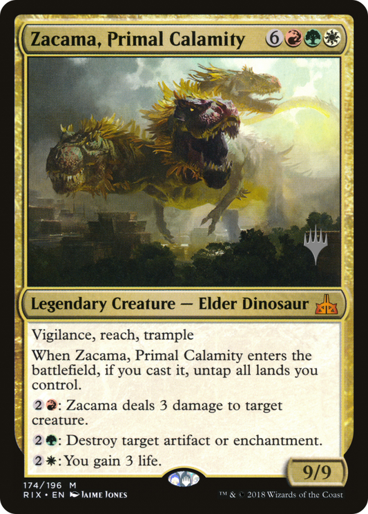 Zacama, Primal Calamity (PPM20-174) - [Rivals of Ixalan Promos]