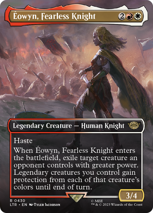 Éowyn, Fearless Knight (LTR-430) - [The Lord of the Rings: Tales of Middle-earth] (Borderless) Foil