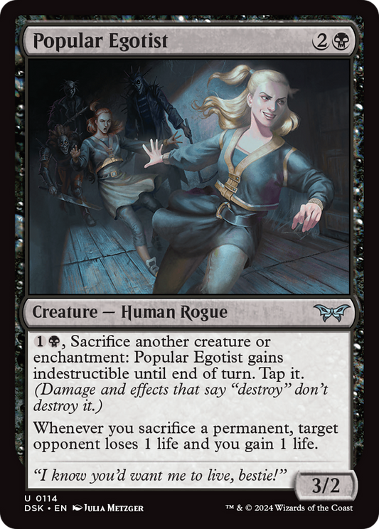 Popular Egotist (DSK-114) - [Duskmourn: House of Horror]