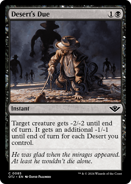 Desert's Due (OTJ-085) - [Hors-la-loi de Thunder Junction] Foil 