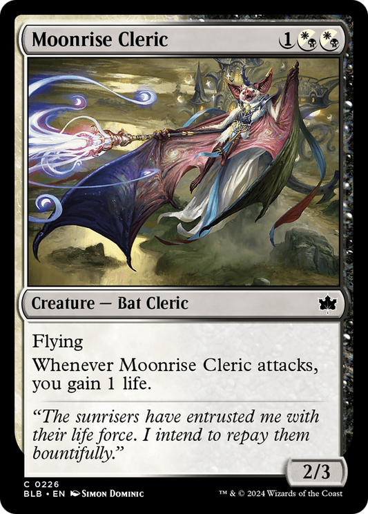 Clerc du lever de la lune (BLB-226) - [Bloomburrow] Foil 