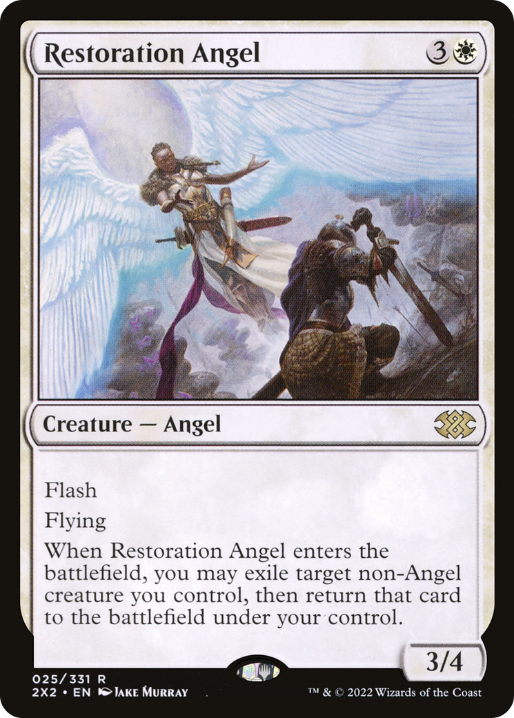 Restoration Angel (2X2-025) - [Double Masters 2022] Foil