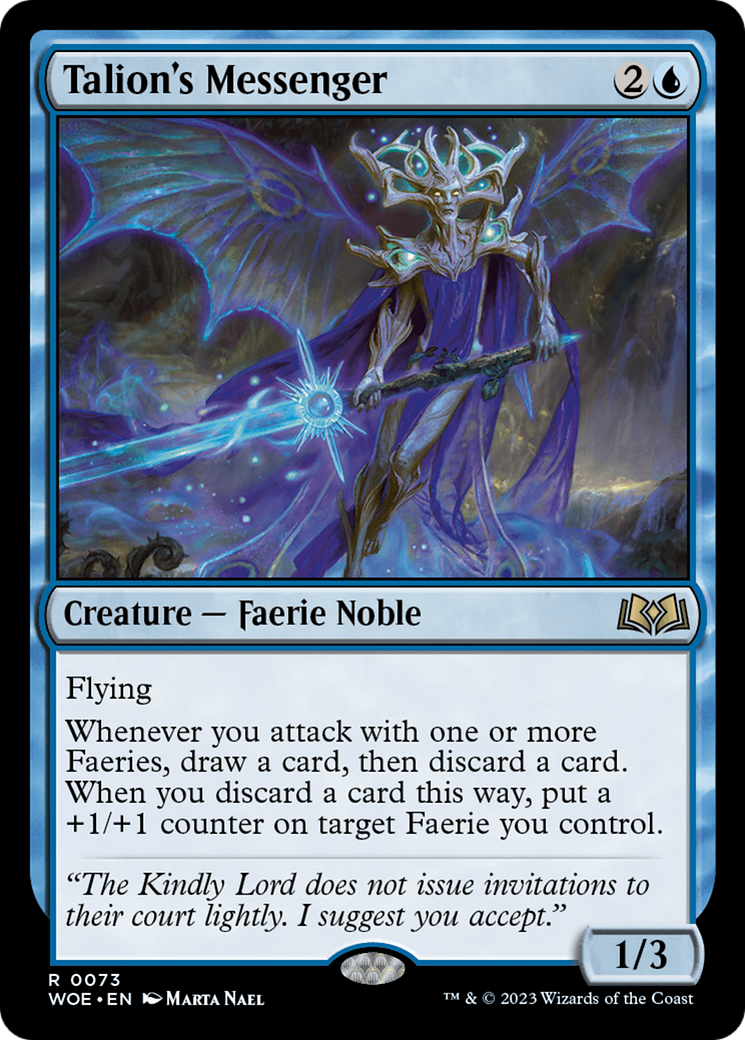 Talion's Messenger (WOE-073) - [Wilds of Eldraine] Foil