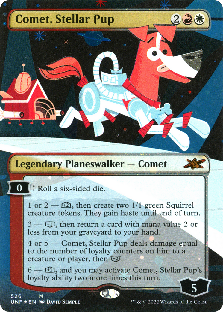 Comet, Stellar Pup (UNF-526) - [Unfinity] (Borderless) Foil