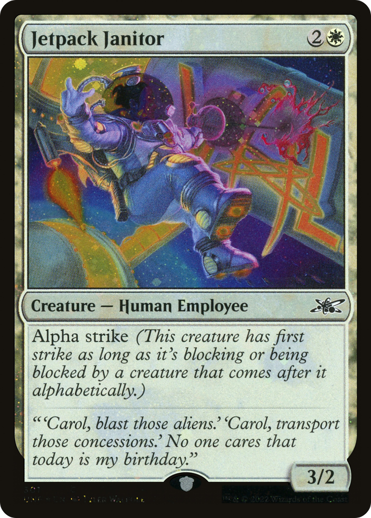 Jetpack Janitor (UNF-301) - [Unfinity] Foil
