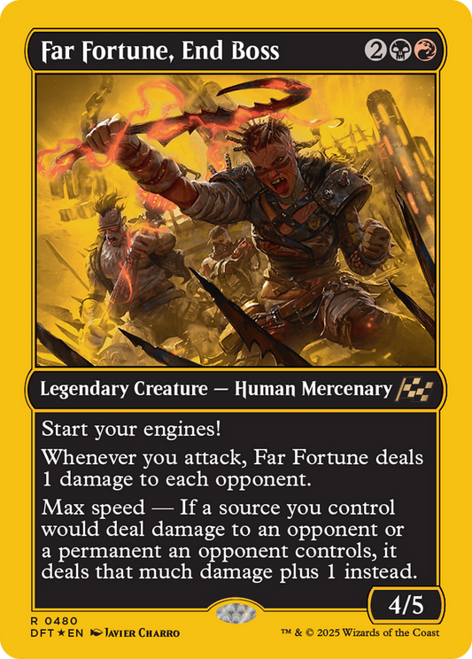 Far Fortune, End Boss (DFT-480) - [Aetherdrift] Foil