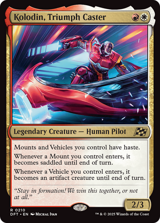 Kolodin, Triumph Caster (DFT-210) - [Aetherdrift] Foil