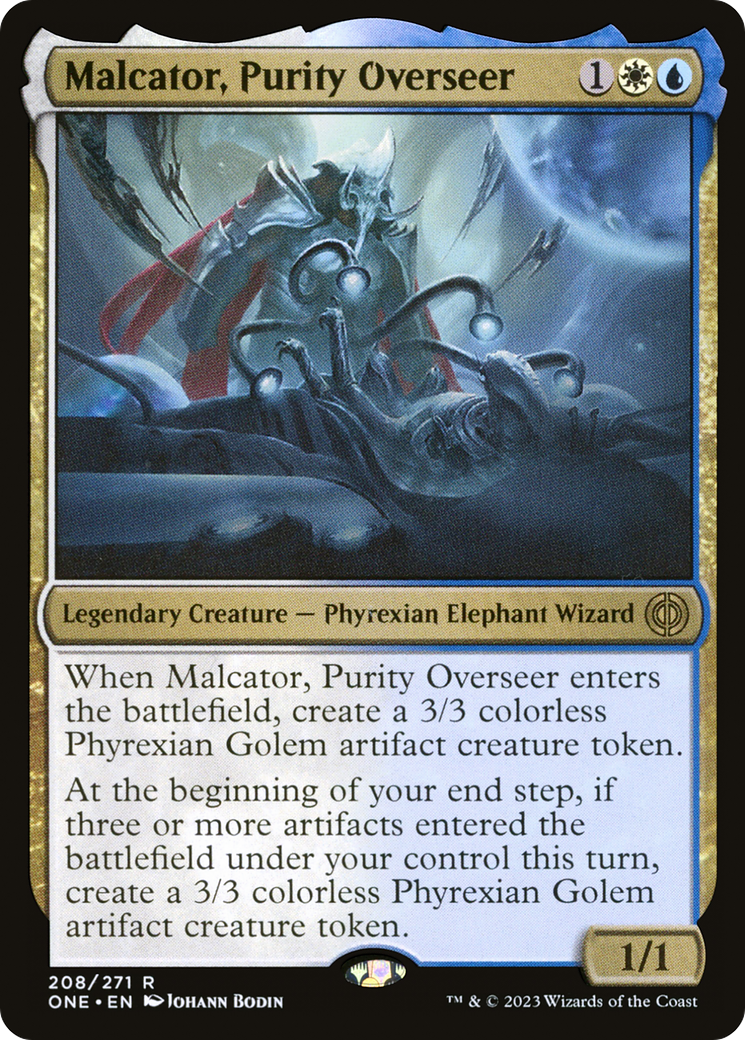 Malcator, Purity Overseer (ONE-208) - [Phyrexia: All Will Be One] Foil