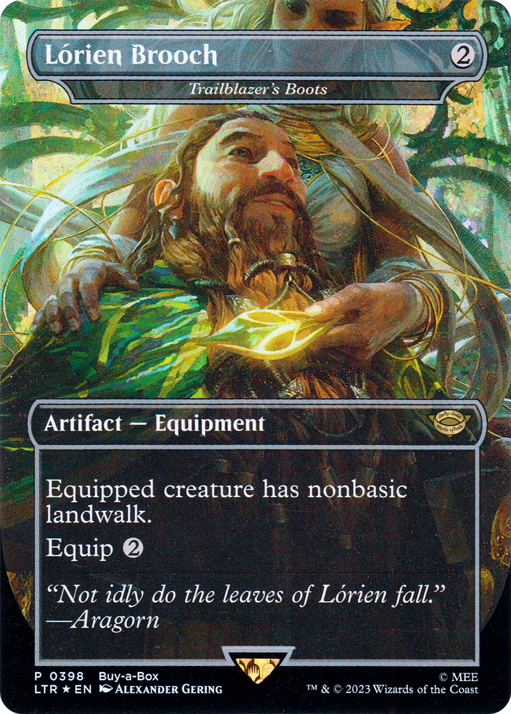 Trailblazer's Boots (BABP-398) - [The Lord of the Rings: Tales of Middle-earth] / Lórien Brooch (Borderless) Foil