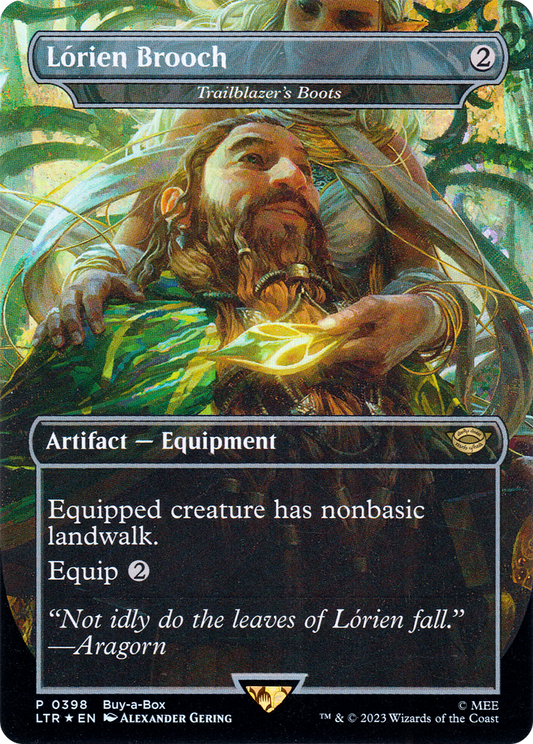 Trailblazer's Boots (BABP-398) - [The Lord of the Rings: Tales of Middle-earth] / Lórien Brooch (Borderless) Foil