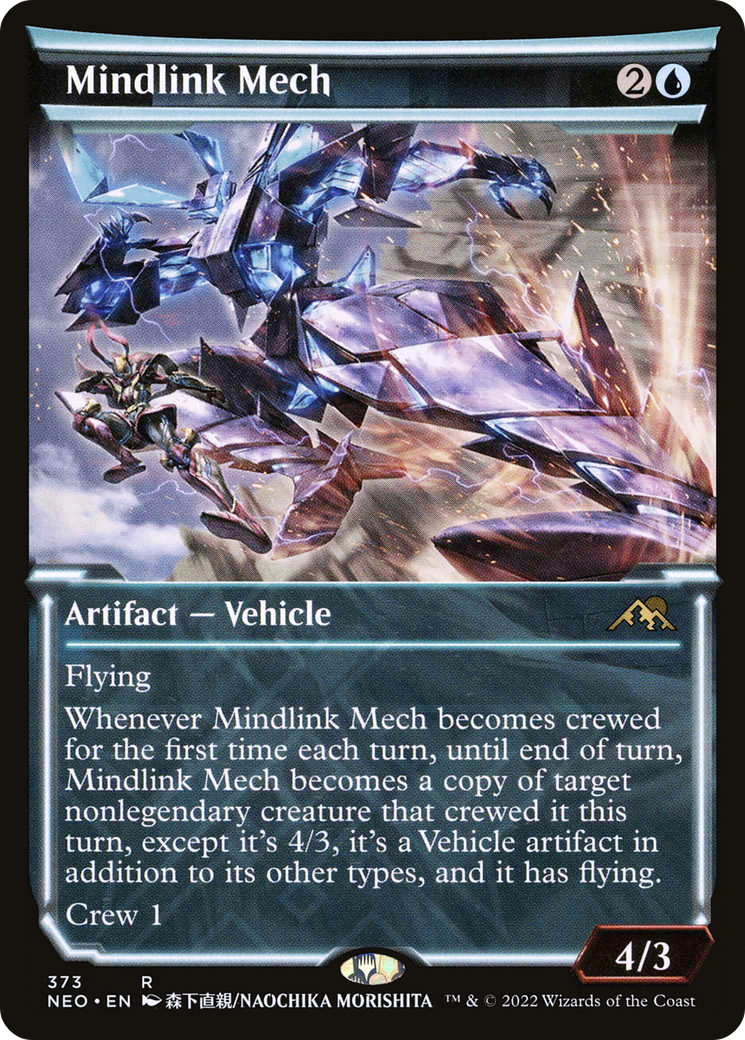 Mindlink Mech (NEO-373) - [Kamigawa: Neon Dynasty]: (Showcase)