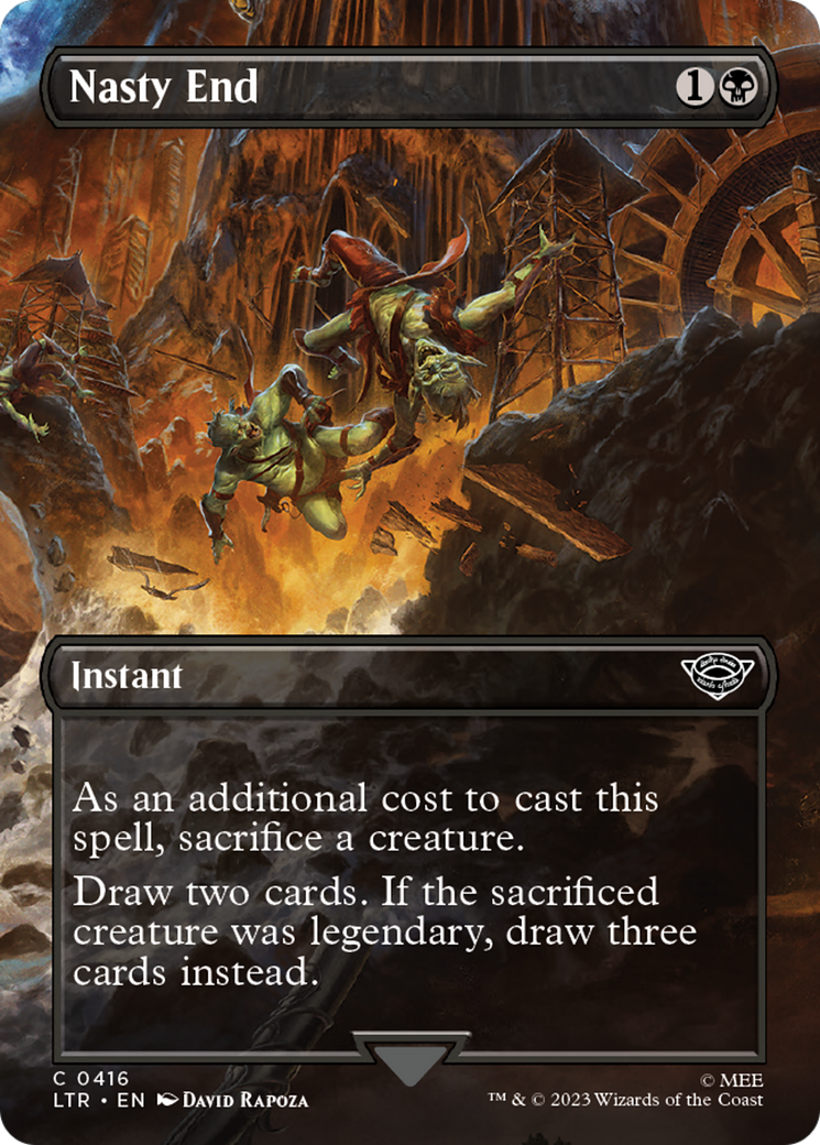 Nasty End (LTR-416) - [The Lord of the Rings: Tales of Middle-earth] (Borderless) Foil