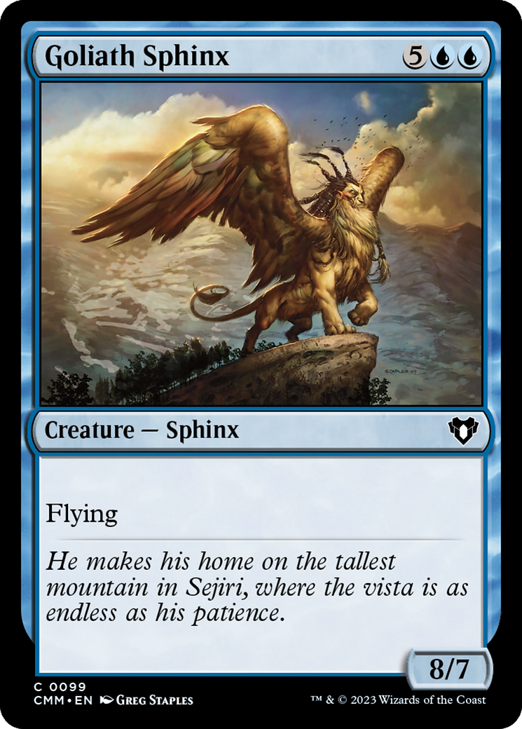 Goliath Sphinx (CMM-099) - [Commander Masters]