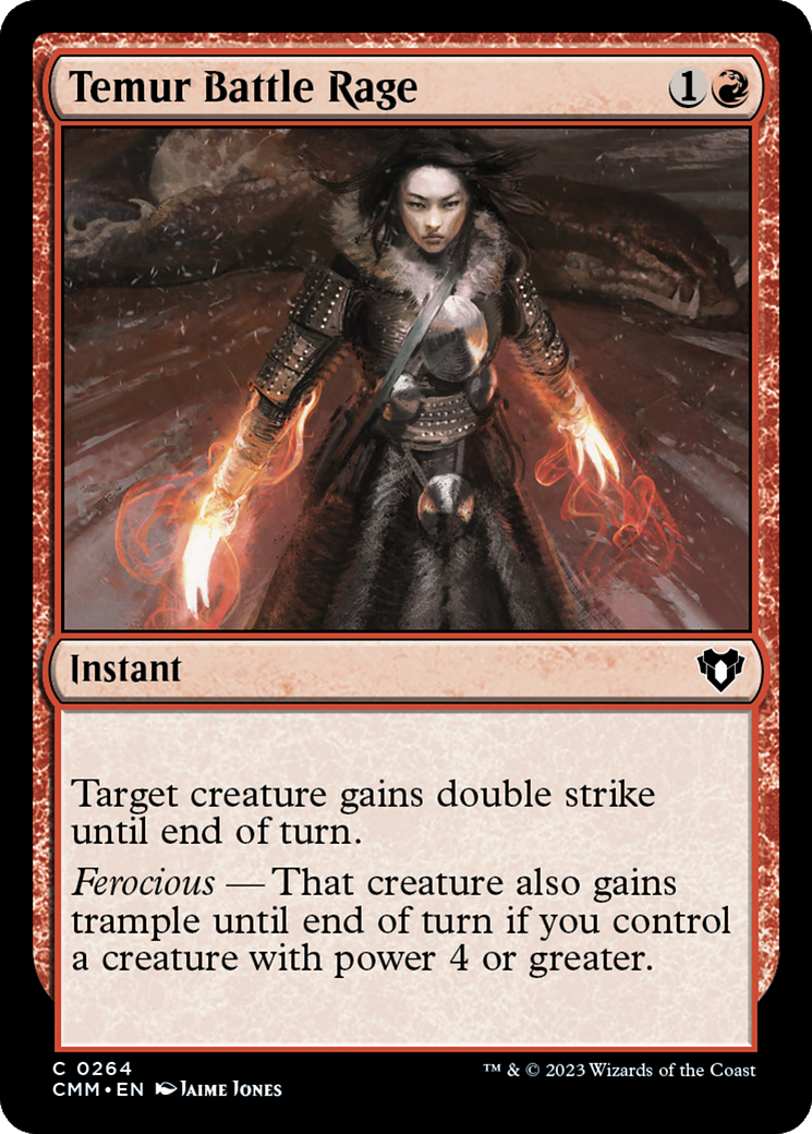 Temur Battle Rage (CMM-264) - [Commander Masters]