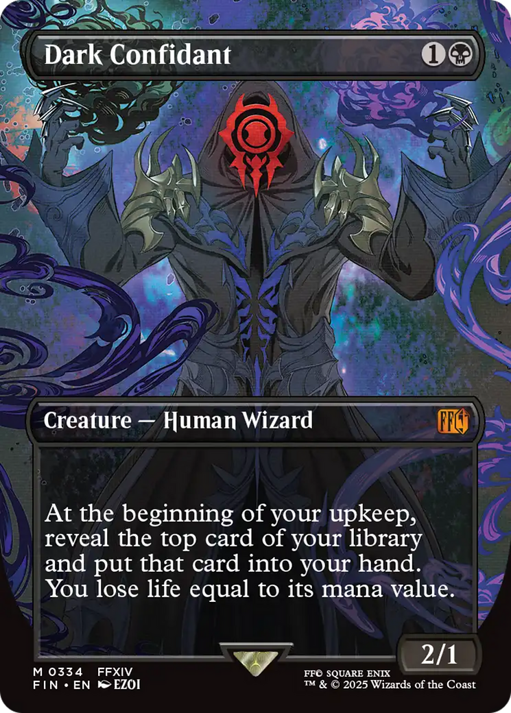 Dark Confidant (Borderless) (FIN-334) - [FINAL FANTASY] (Borderless)