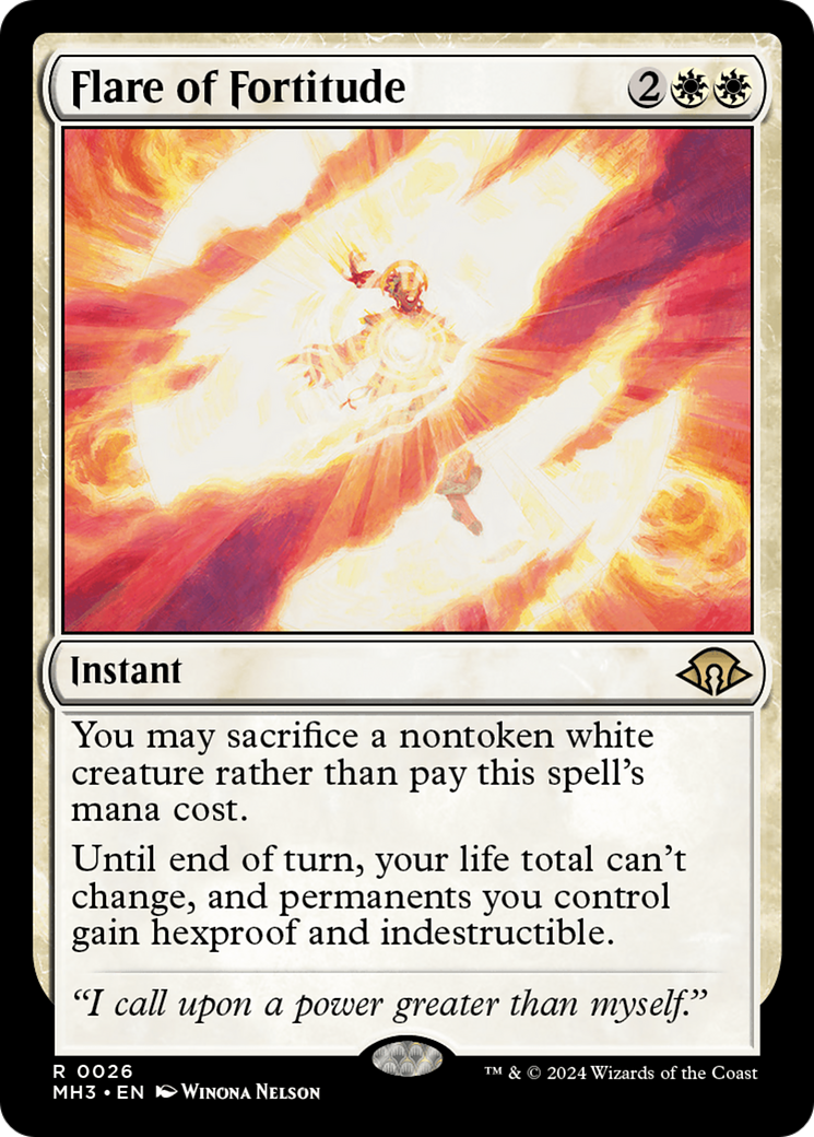 Flare of Fortitude (MH3-026) - [Modern Horizons 3] 