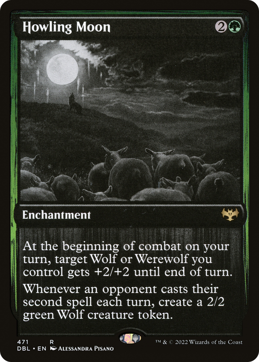 Howling Moon (DBL-471) - [Innistrad: Double Feature] Foil