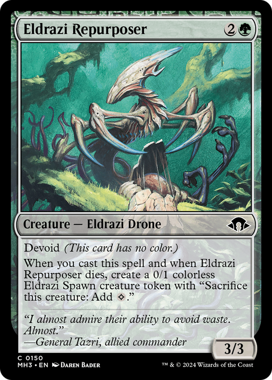 Eldrazi RePurposer (MH3-150) - [Modern Horizons 3] Feuille 