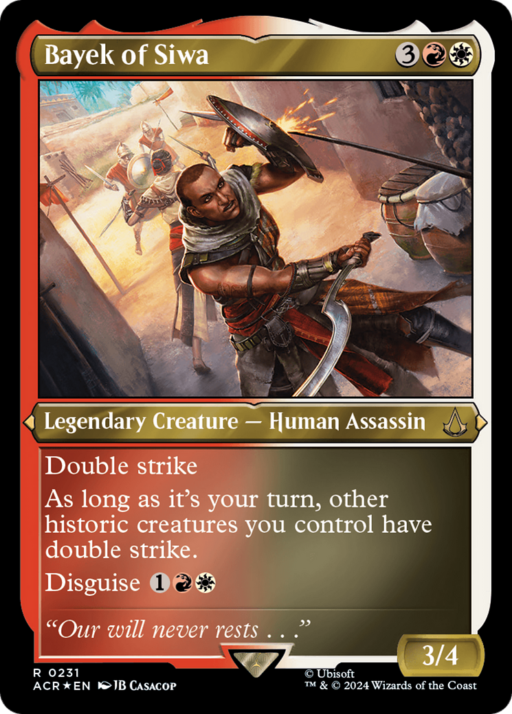 Bayek of Siwa (ACR-231) - [Assassin's Creed] Etched Foil