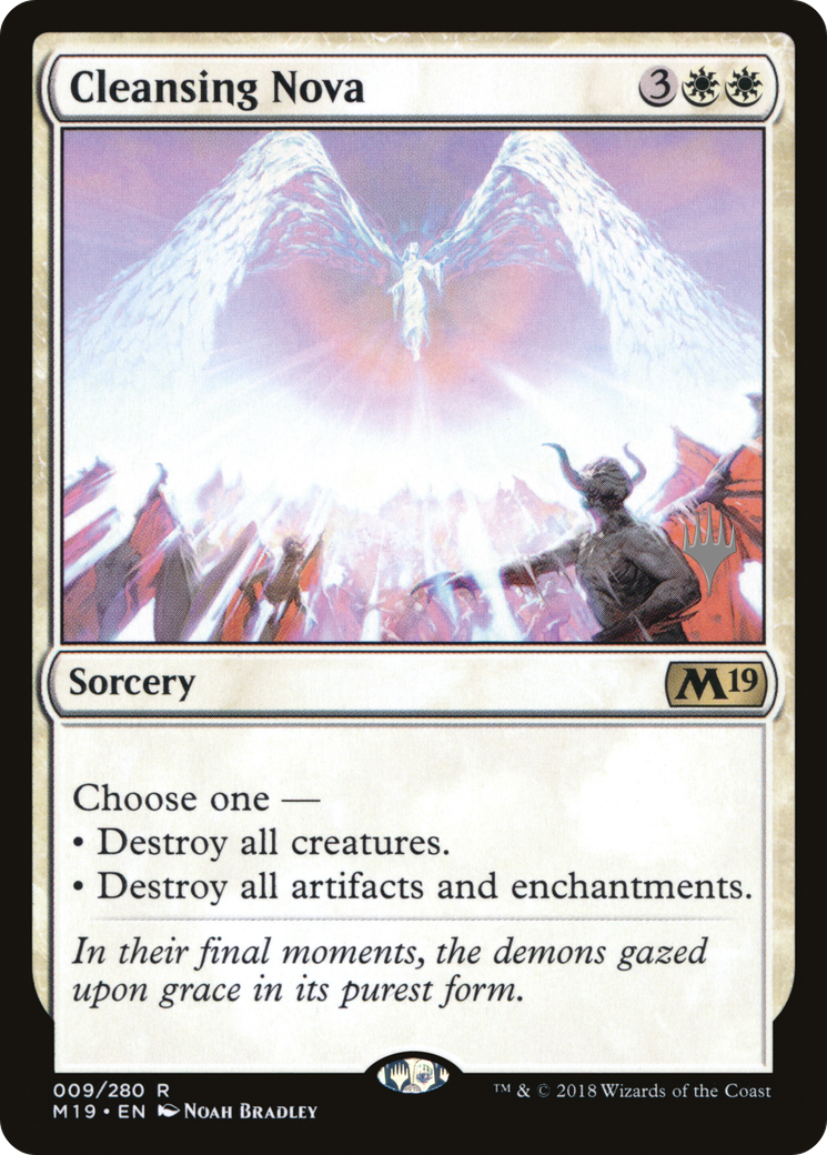 Cleansing Nova (PPM20-009) - [Core Set 2019 Promos] Foil