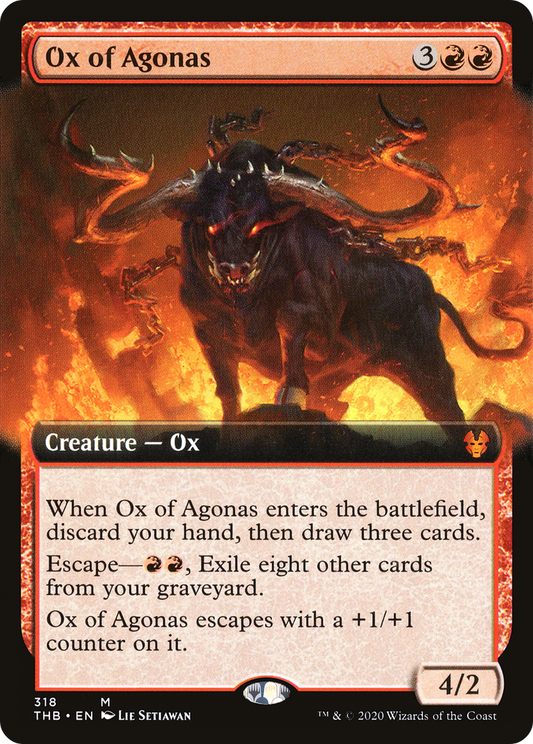 Ox of Agonas (THB-318) - [Theros Beyond Death]: (Extended Art)