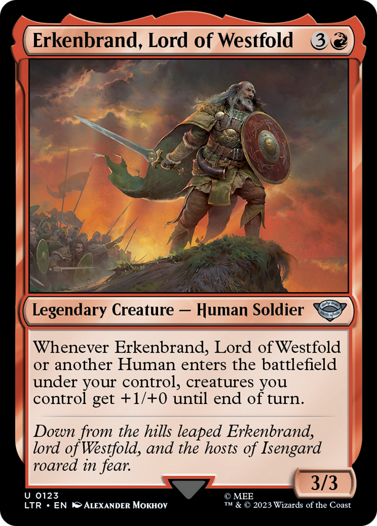 Erkenbrand, Lord of Westfold (LTR-123) - [The Lord of the Rings: Tales of Middle-earth] Foil