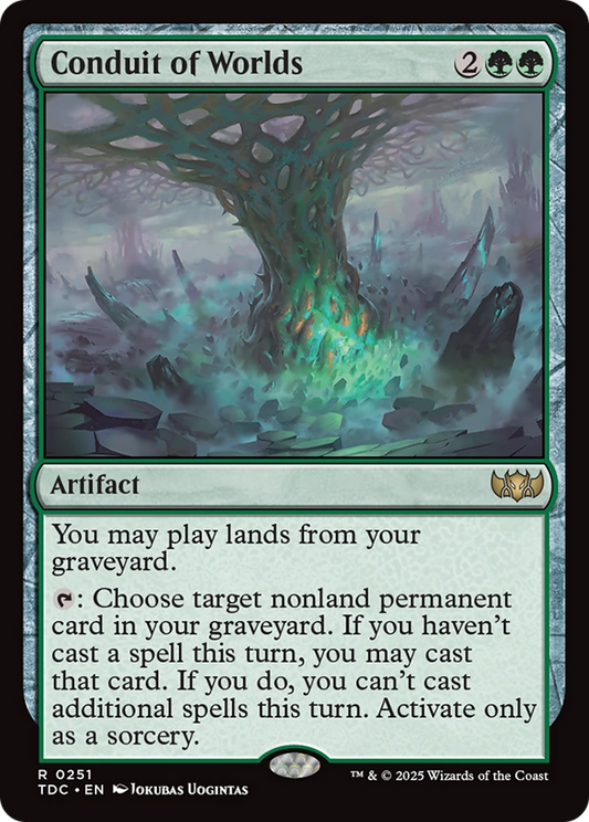 Conduit of Worlds (TDC-251) - [Commander: Tarkir: Dragonstorm]