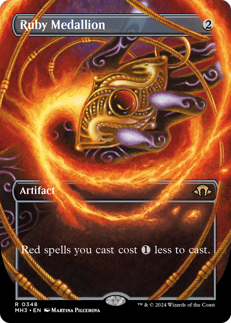 Médaillon Ruby (MH3-348) - [Modern Horizons 3] (Sans bordure) 