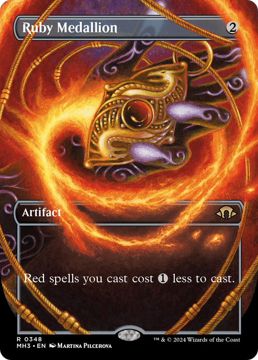 Médaillon Ruby (MH3-348) - [Modern Horizons 3] (sans bordure) Foil 