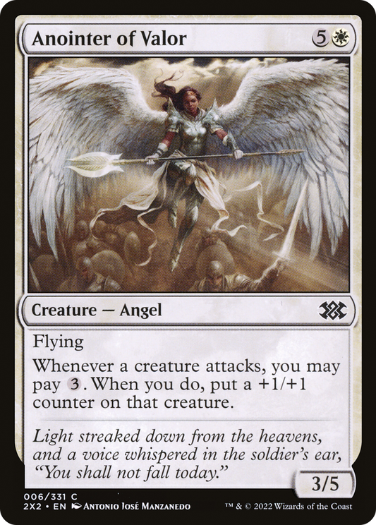 Anointer of Valor (2X2-006) - [Double Masters 2022]