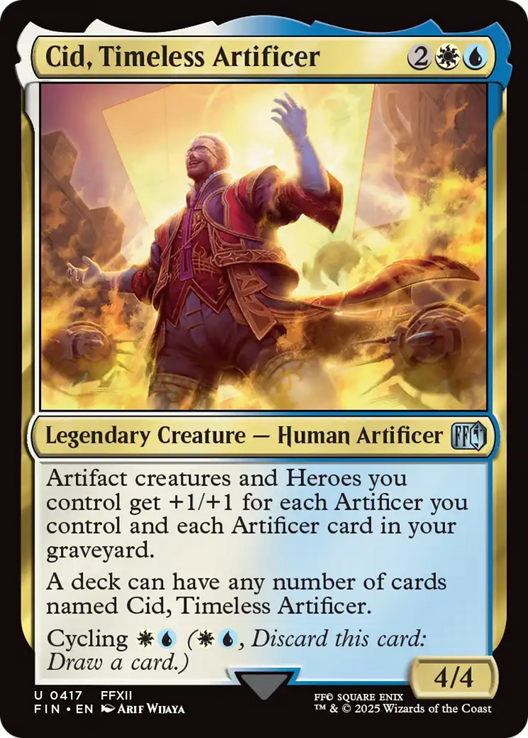 Cid, Timeless Artificer (0417) (FIN-417) - [FINAL FANTASY]
