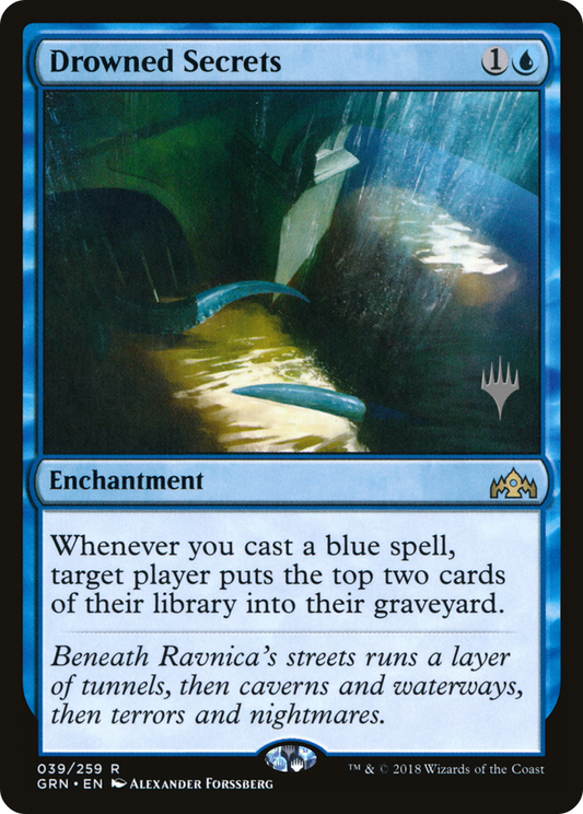 Drowned Secrets (PPM21-039) - [Guilds of Ravnica Promos] Foil