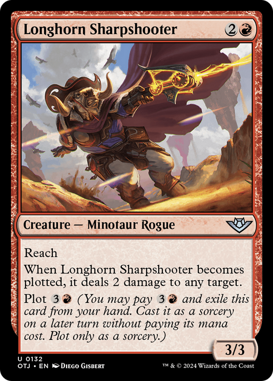 Longhorn Sharpshooter (OTJ-132) - [Outlaws of Thunder Junction] Foil