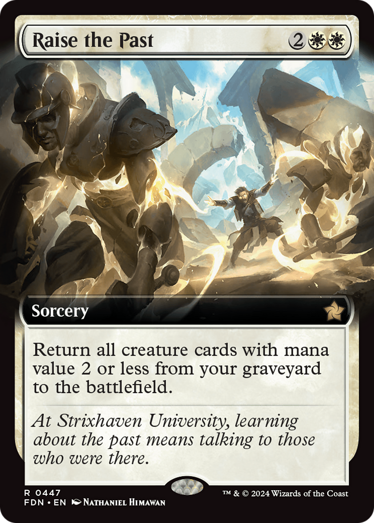 Raise the Past (FDN-447) - [Foundations]: (Extended Art) Foil