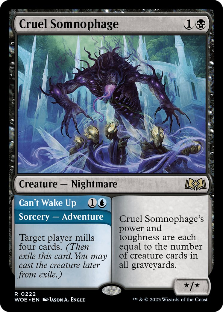 Cruel Somnophage (WOE-222) - [Wilds of Eldraine]