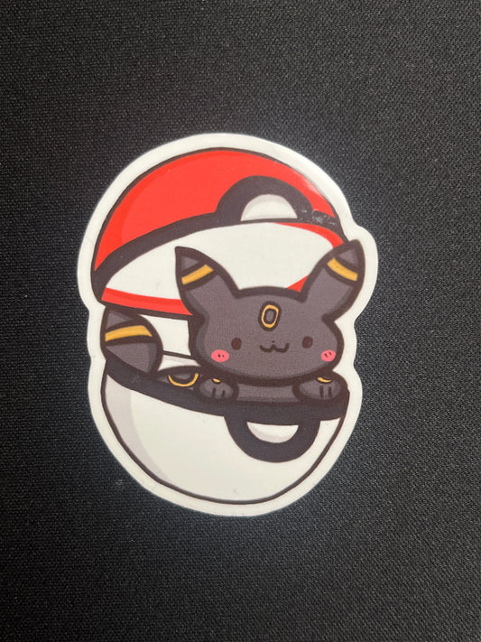 Umbreon in Poke Ball Sticker