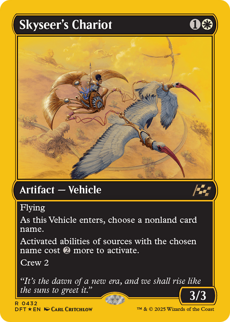 Skyseer's Chariot (DFT-432) - [Aetherdrift] Foil