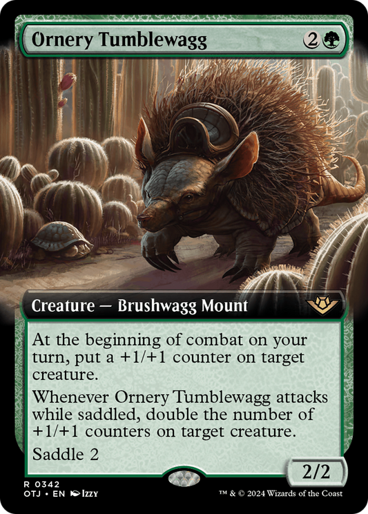 Ornery Tumblewagg (OTJ-342) - [Outlaws of Thunder Junction]: (Extended Art) Foil