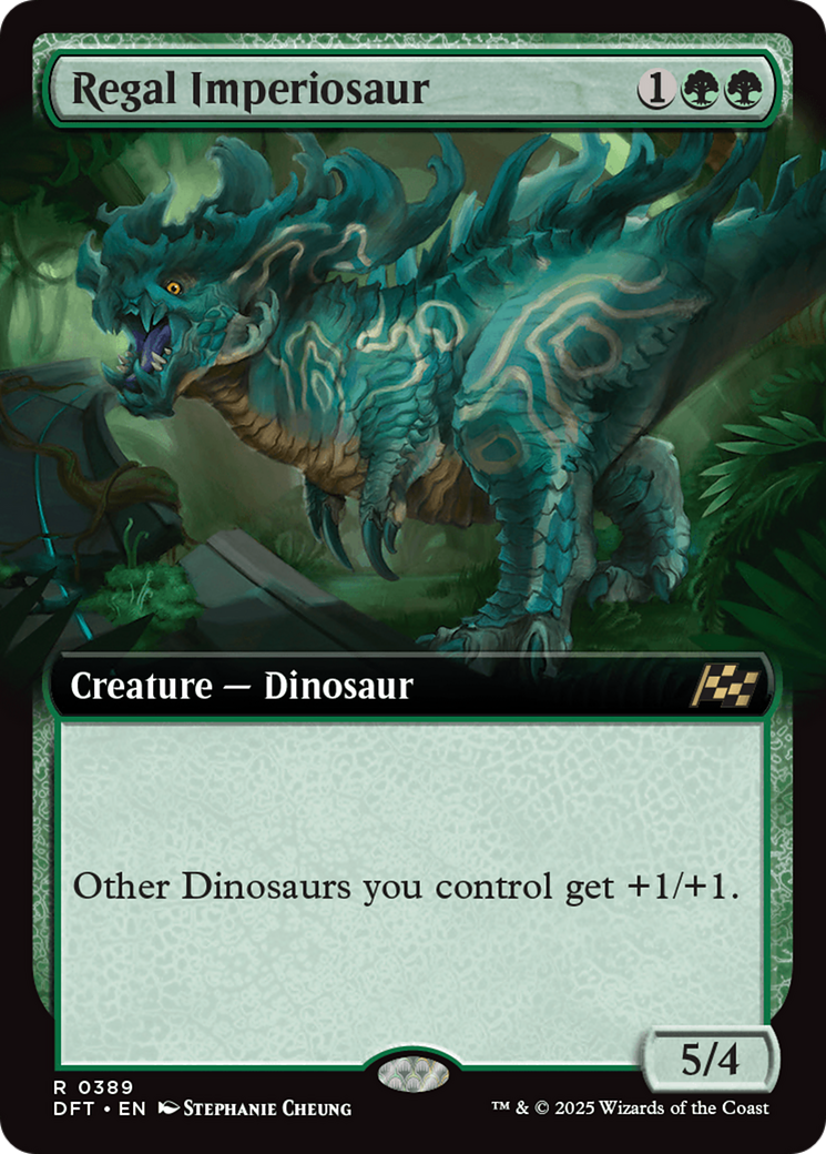 Regal Imperiosaur (DFT-389) - [Aetherdrift]: (Extended Art)